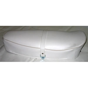 Sillín blanco con borde blanco para VESPA PRIMAVERA 50 125 NRL sin cerradura