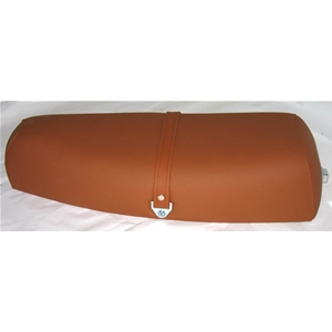 Sillín largo de cuero marrón para VESPA PX 150, último modelo desde 2001, 125 150 200