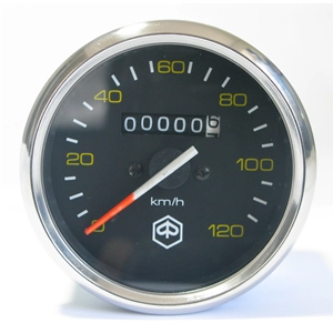Chrom-Tachometer für Vespa PX First Series PE PS