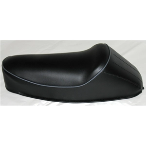 Sillín con joroba negra y borde gris para VESPA 50 125 ET3 NLR SPECIAL