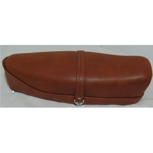 Asiento de cuero marrón para VESPA 50 125 ET3 NLR con cerradura