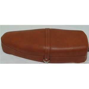 Asiento de cuero marrón para VESPA PX PE 125 150 200 primera serie sin paneles