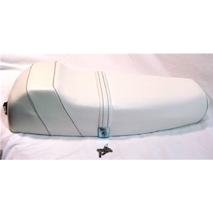 Sillín blanco con joroba de competición para VESPA PX PE 125 150 200