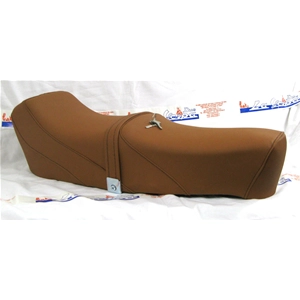 Asiento deportivo de cuero marrón para VESPA PK S XL 50 125 AUTOMATICA