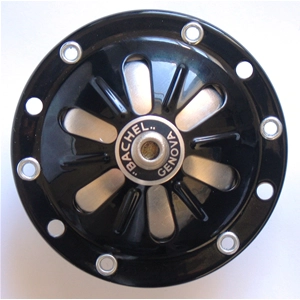Schwarze Gänseblümchenhupe 6V AC VESPA 125 Abblendlicht VM VN VNA 150 VL1T Straußenmuster ro 020250