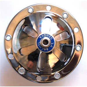 Bocina cromada tipo margarita de 12 V CA para VESPA 150 VL1 VL2 VL3 VB1 de 1956 a 1958 (avestruz)
