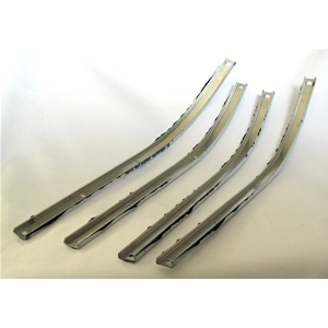 Jeu de baguettes de marchepied en aluminium pour LAMBRETTA LI 3ème série