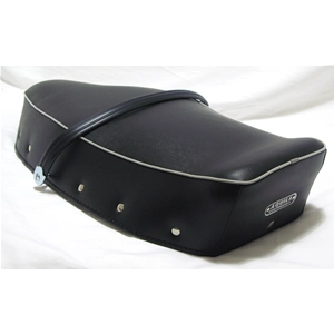 Funda de asiento azul completa con asa sin placa para VESPA 160 GS VSB1