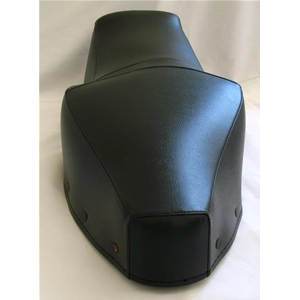 Funda de asiento verde para VESPA 150 GS VS1T, completa con asa y ganchos de sujeción.