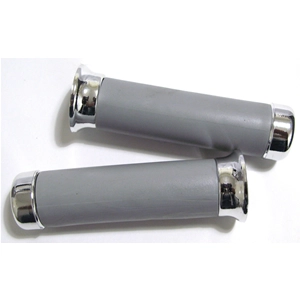 Poignées chromées grises pour Vespa PX PE 125 150 200 à frein à disque et toutes les