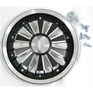Brake Drum Cover Rim Cap Model CERES Black for VESPA 50 125 150 200