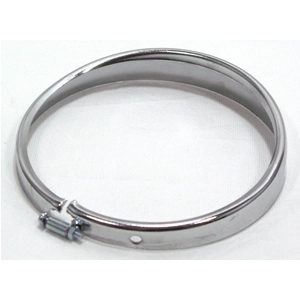 Chrome round headlight bezel for VESPA 50 90 NLR V5A1T ro 151731