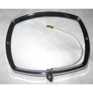 Marco de faro cromado para LAMBRETTA 125 150 200 a partir de 1968.
