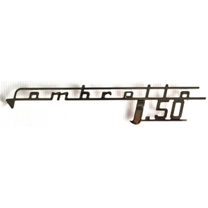 Beschriftungsschild „LAMBRETTA J 50" für LAMBRETTA JUNIOR