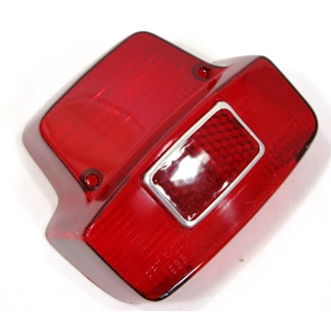 Rotes Rücklichtgehäuse aus Kunststoff mit Reflektor für VESPA 125 150 180 SUPER SS SPORT ro 150369