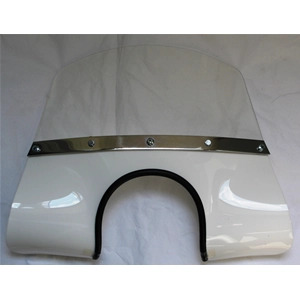 Parabrisas blanco para VESPA 50 90 125 NLR ET3 PRIMAVERA SS completo con soportes.