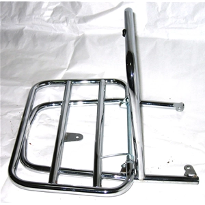 Portaequipajes trasero cromado para la nueva VESPA GT GTS.
