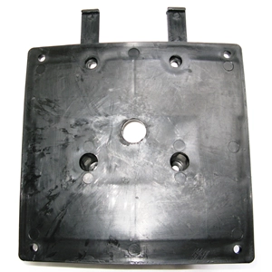 Erhöhter Kennzeichenhalter in Schwarz für VESPA und Oldtimer-Motorräder 125 150 200