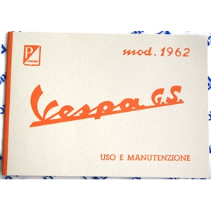 Gebrauchs- und Wartungshandbuch für VESPA 160 GS VSB1T von 1962 bis 1964 ro 6101861M