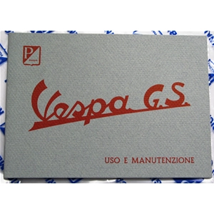 Gebrauchs- und Wartungsanleitung für VESPA GS 150 VS1T Baujahr 1955 ro 610041M