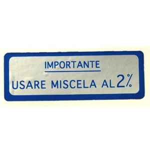 2% Blauer Mischungsklebstoff für VESPA 125 VNB 150 VBA GL VLA 58 x 20 mm.