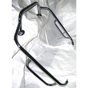Protector perimetral tubular cromado universal para VESPA y LAMBRETTA en 2 piezas.