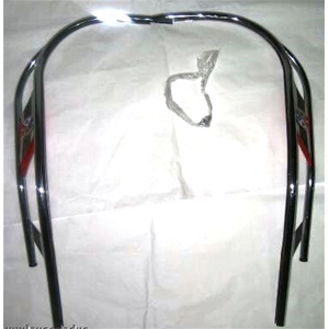 Bordo Scudo Cromato Doppio per VESPA PX 125 150 200 PE P200E BORCHIE ROSSO