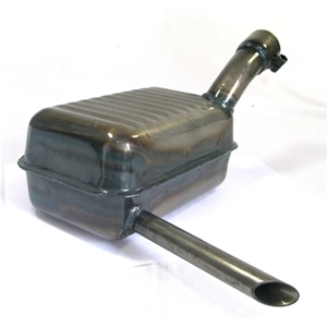 Schwarzer Auspuff für VESPA 125 1952 V33T U Kleinwagen 1953 mit niedrigem Scheinwerfer