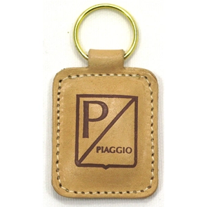 Leather keychain for PIAGGIO VESPA ro 610095M anti-scratch 44 mm x 57 mm