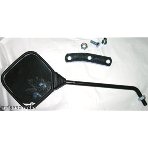 Espejo retrovisor derecho e izquierdo cuadrado con placa para VESPA 50 125 150 200 PK PX PE