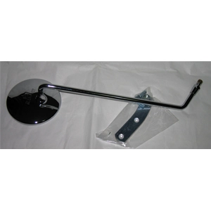 Left chrome rearview mirror diameter 100mm rod 330mm for VESPA 50 80 125 150 180 200 SPECIAL NLR PE PX PK
