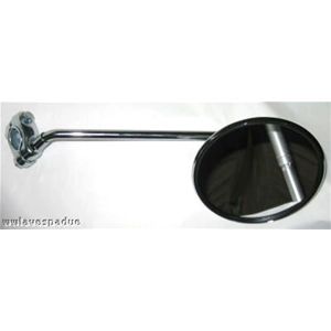 Right rearview mirror with clamp attachment for VESPA low headlight ostrich ape calessino