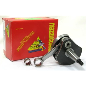 Cigüeñal MAZZUCCHELLI AMT 160DA para VESPA 125 PRIMAVERA ET3 Dual Fuel, carrera 51 mm, cono 19 mm, distancia entre bielas 97 mm