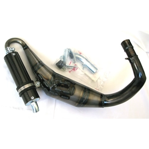 Silencieux d'échappement SIMONINI à expansion en carbone pour VESPA PK 50 125 XL RUSH NV