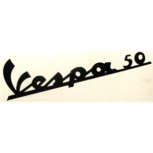 Autocollant lettrage noir VESPA 50 50 90 125 180 200