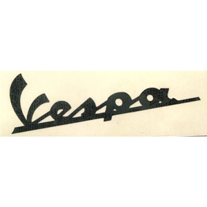Autocollant lettrage noir VESPA 50 90 125 180 200