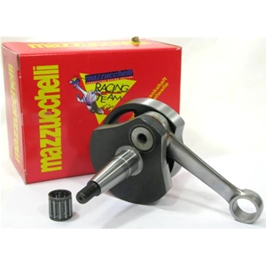 Cigüeñal MAZZUCCHELLI AMT 160 para VESPA 125 PRIMAVERA ET3. Carrera de avance: 51 mm. Cono: 19 mm. Distancia entre bielas: 97 mm.