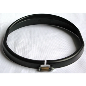 Anillo embellecedor de faro delantero negro semibrillante para VESPA 50 90 SS 125 ET3 PRIMAVERA ro 1R000188 ex 151742 en acero