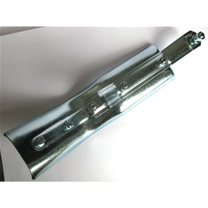 Zinc-plated spare wheel holder for VESPA 50 R SPECIAL ELESTAR first series 9 inch open rim