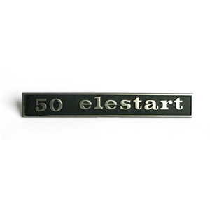 Placa trasera escrita para VESPA 50 ELESTART ro 152512