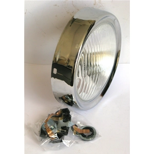 Glass Headlight Assembly Complete with Ring and Lamp Holder for VESPA 125 150 180 200 GTR SPRINT VELOCE TS GTR RALLY ro 113890