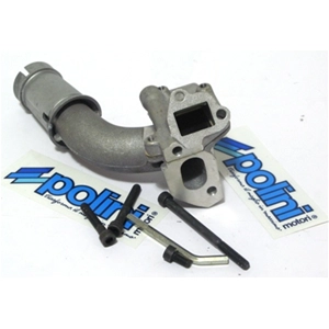 POLINI 215.0200 19 Colector de admisión doble con válvula de láminas VESPA 50 75 90 100 125 NLR SPECIAL PK S XL 2 ORIFICIOS