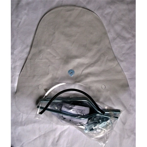 Pare-brise miniature transparent pour VESPA PX PE 50 125 150 200 (tous modèles) + supports