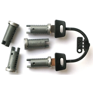 Ensemble de serrures à cinq cylindres et deux clés pour VESPA PK 50 XL RUSH 50 NV FL
