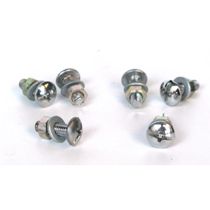 Komplette Rundkopfschraube zur Befestigung des Schutzblechs für VESPA 50, 125, 150, 160, 180, 200 (alle Typen), 2 Stück.