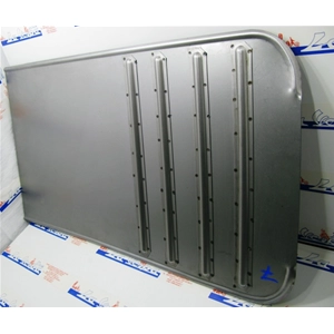 Heavy duty footrest plate, 90cm long, for VESPA 125cc low headlight wand V1T > V15T from 1947 to 1950