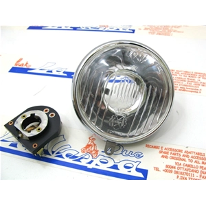 COMPLETE SIEM HEADLIGHT UNIT D.95 VESPA 98 125 V1T>V30T FROM 1948 TO 1951 - APE 125 A1T - A15T SHORT STRIPES