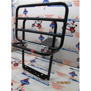 Portaequipajes trasero negro para VESPA PX PE PX con freno de disco ro 610270M
