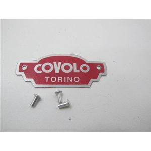 "COVOLO TORINO" seat plate for VESPA, LAMBRETTA, MOTOGUZZI, etc.