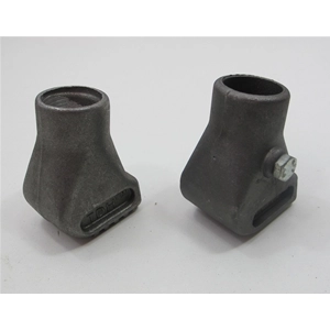Sandgestrahlte Aluminium-Standfüße für VESPA PX PE T5 PK COSA, Durchmesser 22 mm